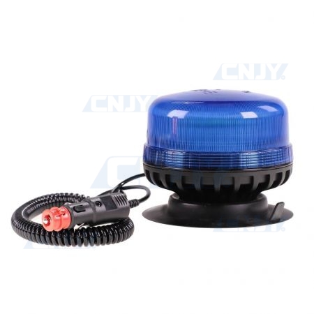 Gyrophare magnétique LED, Lumière d’avertissement magnétique pour véhicule  avec 12V/24V prise allume-cigare (Bleu)
