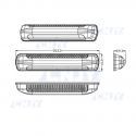 Feu d'éclairage led étanche pour véhicule, utilitaire et industriel 12V 24V