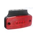 Feu de gabarit à led rouge pour camion remorque 12V 24V