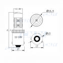 AMPOULE LED BAU15S PY21W 12V 24V