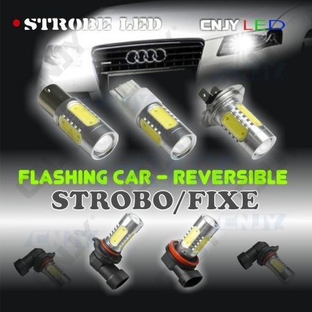 Lampe stroboscopique LED pour voiture et camion, clignotant, lampe à iode,  signal magnétique rond, jaune, étanche