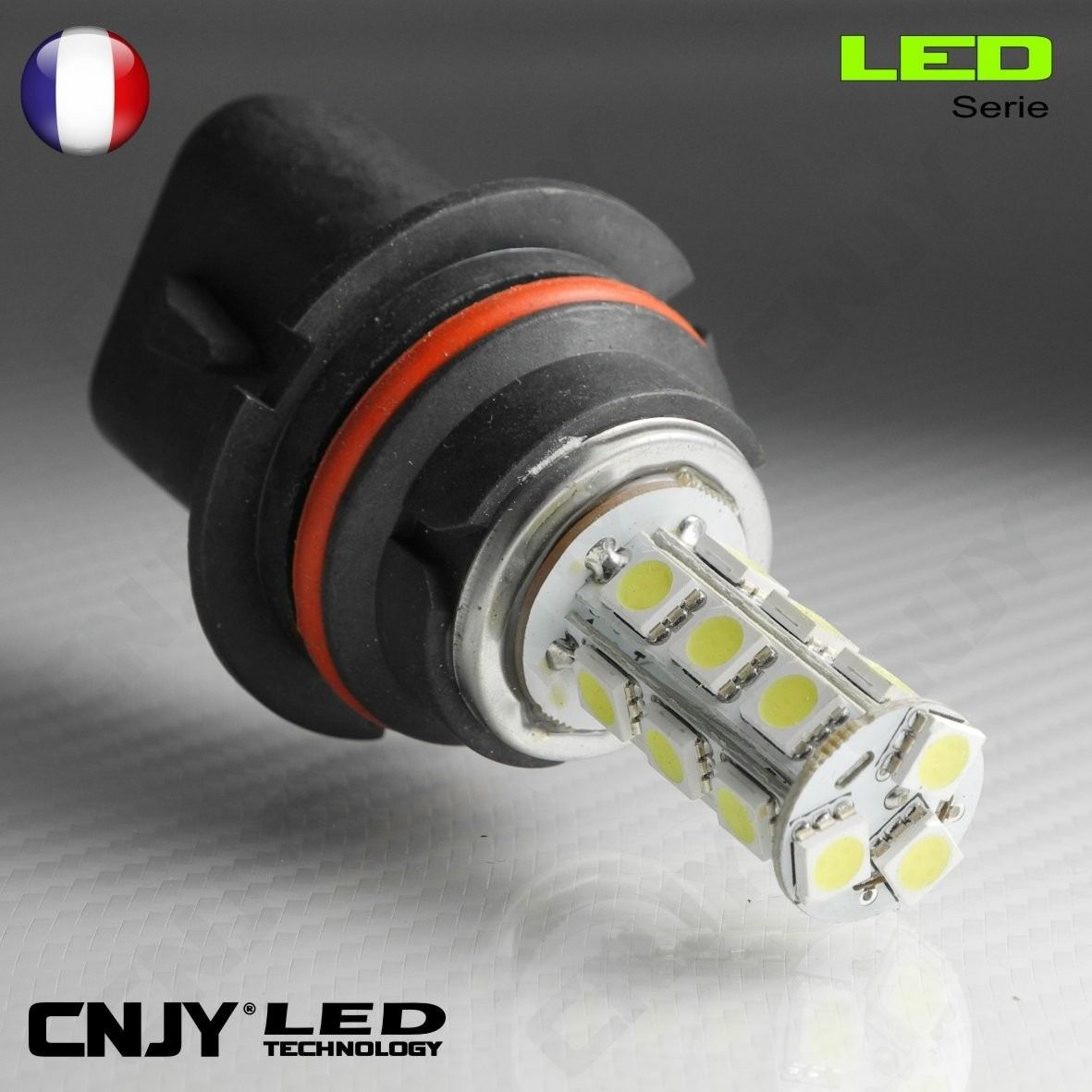 H7 - AMPOULE ANTIBROUILLARD LED 24V - 18 SMD - ORANGE