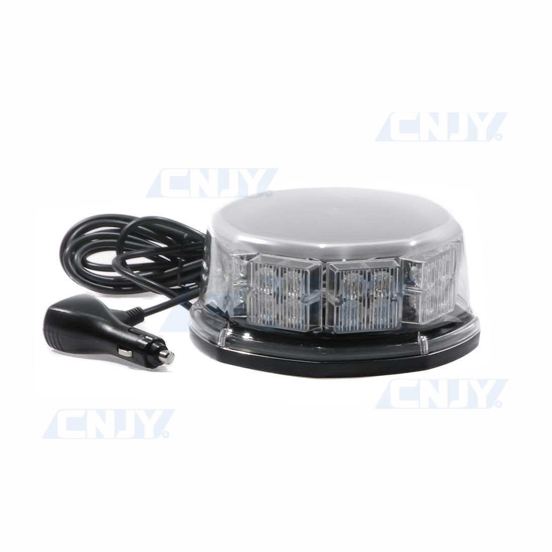 Gyrophare LED avec Base Magnétique pour Véhicules 12V avec Prise