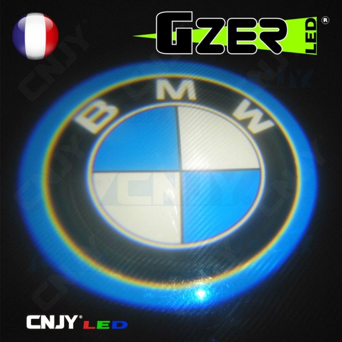 Projecteur de logo BMW - Éclairage de porte de véhicule - Éclairage de  porte de