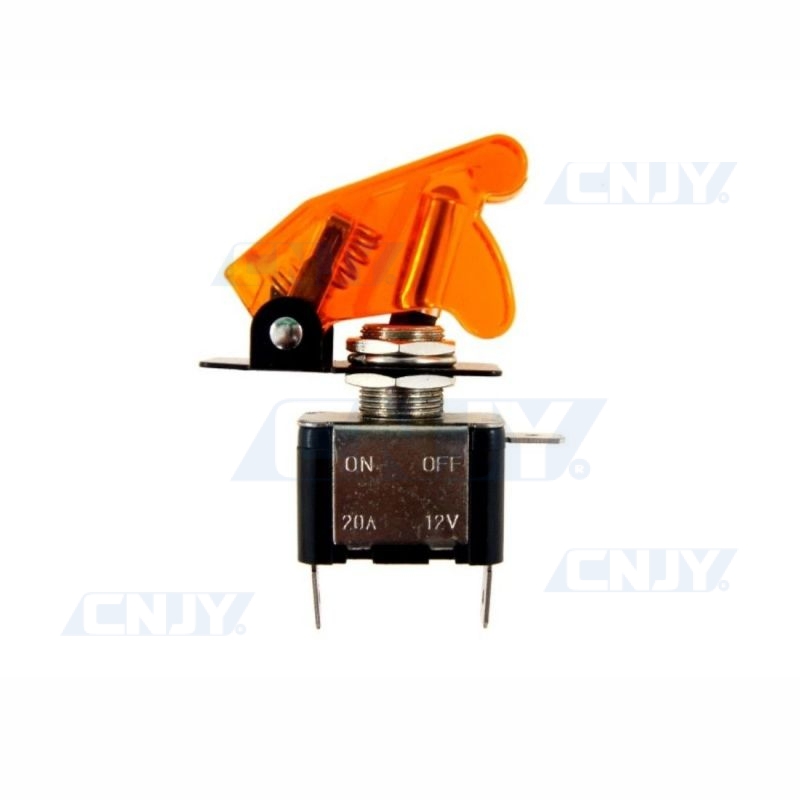 Interrupteur Lumineux Orange 12V 20A