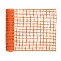 Barrière de signalisation grillage 150g/m2 orange filet de 1x50m