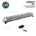 Gyrophare rampe de toit led VRX 4K double couleur 120cm