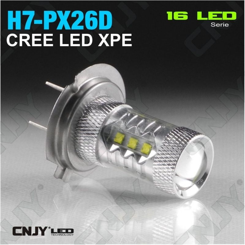 1 paire LED de haute puissance H7 ampoule 100W 20LED phares