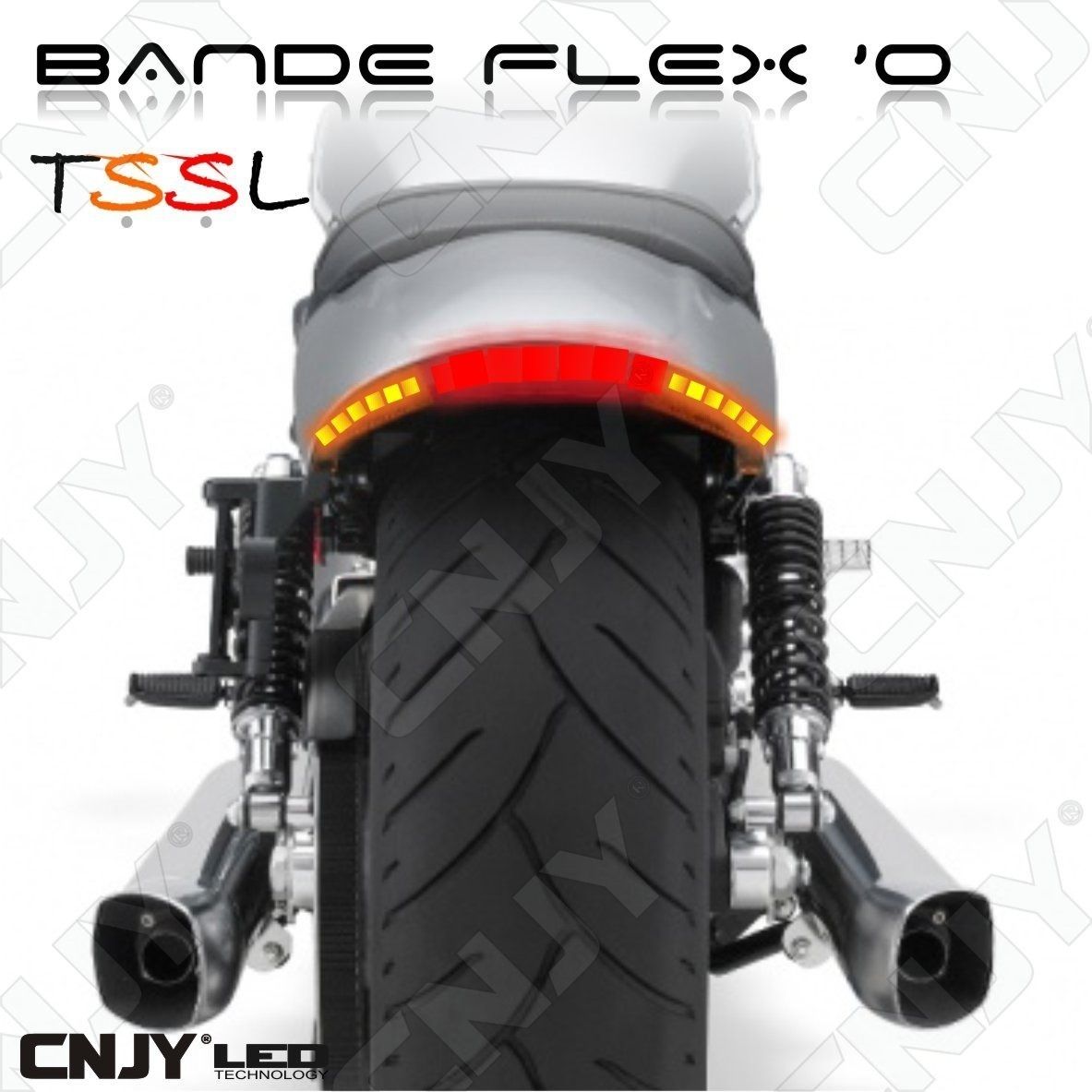 Bande led flexible ORANGE adhésive étanche CNJY® FLEX'O 12V DC