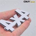 EMBLEME LOGO 3D ADHESIF 4X4 TOUT TERRAIN JEEP DESIGN SPORT MOTO AUTO ADHESIF CHROME BADGE PLASTIQUE ABS HAUTE RESISTANCE