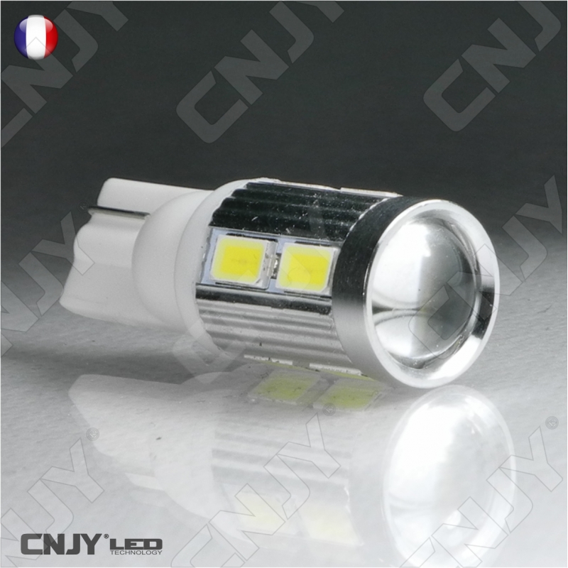 Generic 4 Ampoules De Voiture LED W5W T10 12V Canbus Lampe Eclairage  Intérieur Plaque d'Immatriculation à prix pas cher