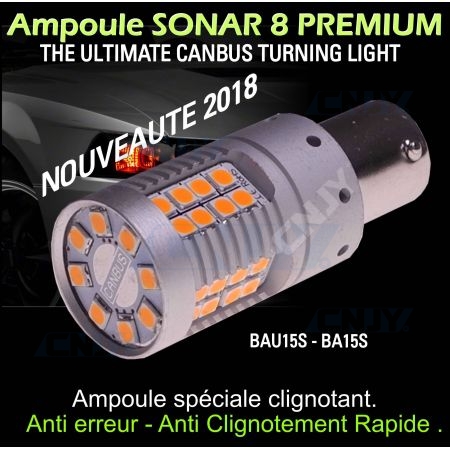 Ampoule led H6W BAX9s - (5SMD-5050-3D) CANBUS