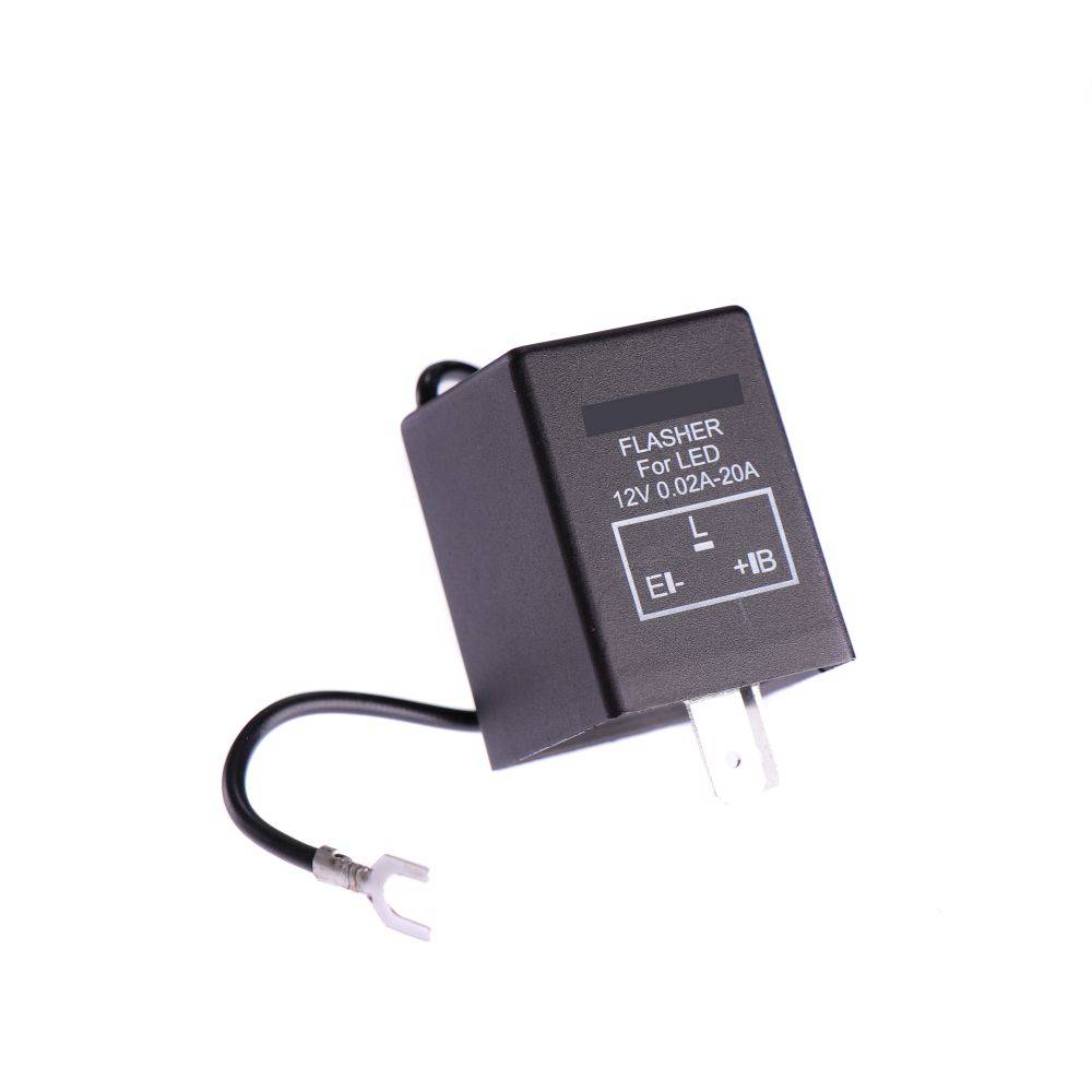 Relais clignotant LED DC 12 V 4 broches électronique avec support pour  voiture moto ampoule LED clignotant hyper clignotant