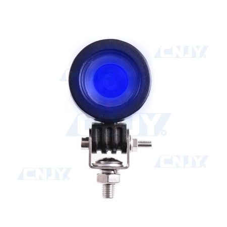 Phare de travail LED 12W avec lentille bleue amovible 
