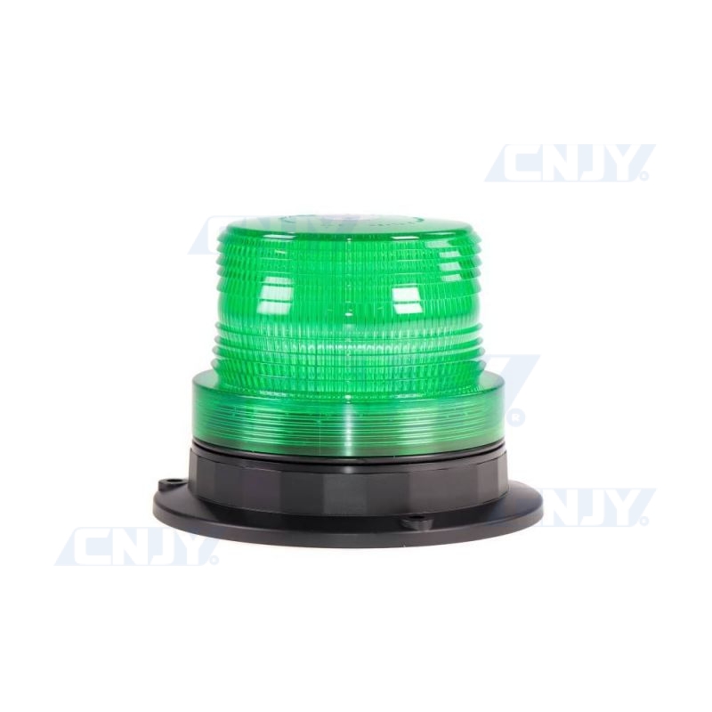 Mini Gyrophare Vert Magnetique Compact A Led Rotatif Flash Mgbo 16w 12 24v Homologue Ece R65 10r